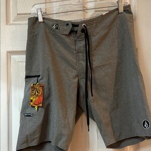 Volcom Men's Charcoal Board Shorts